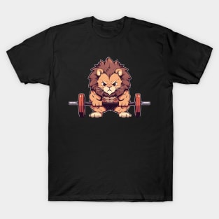 chibi lion bodybuilder T-Shirt